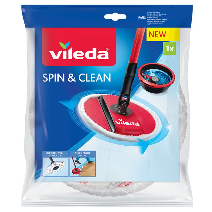 VILEDA RICAMBIO SPIN & CLEAN X1 – Tutto Casa Shop Online